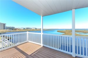 Deck overlooking the bay